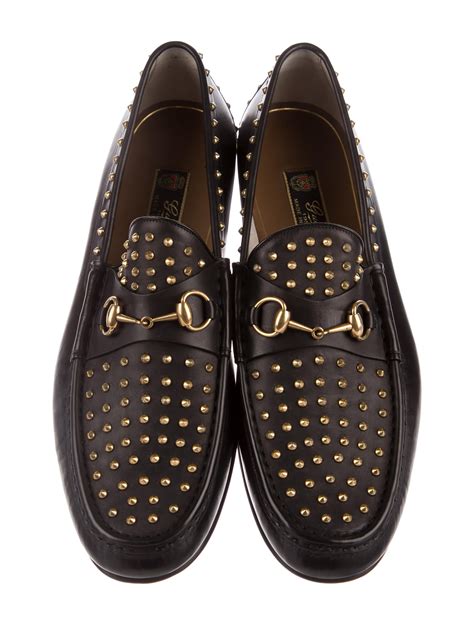 gucci spike loafer